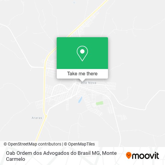 Mapa Oab Ordem dos Advogados do Brasil MG