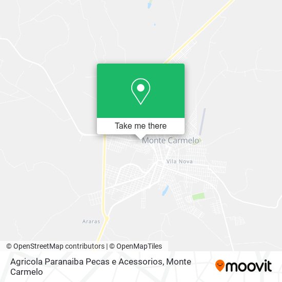 Agricola Paranaiba Pecas e Acessorios map