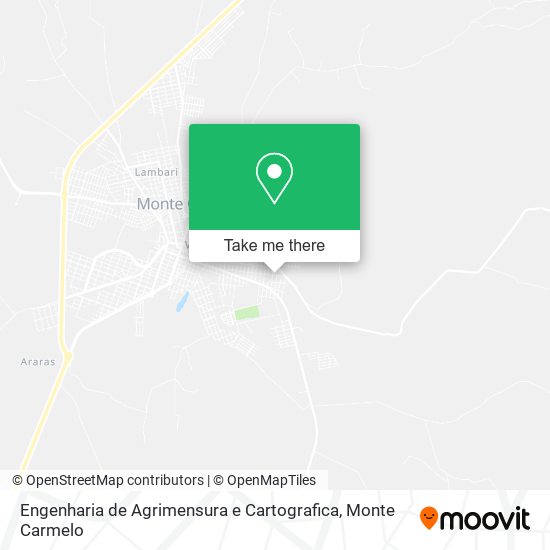 Engenharia de Agrimensura e Cartografica map