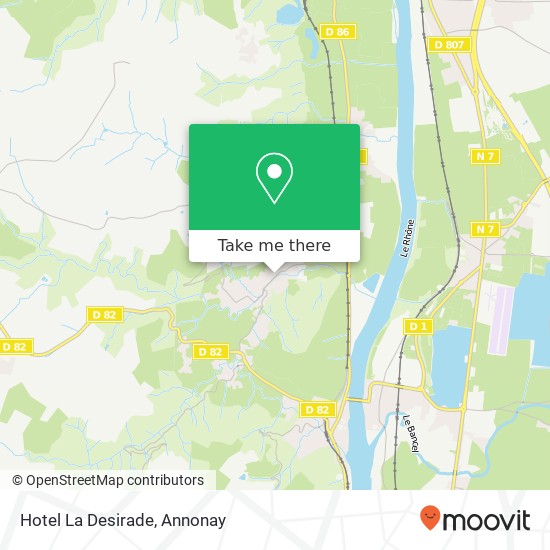 Hotel La Desirade map