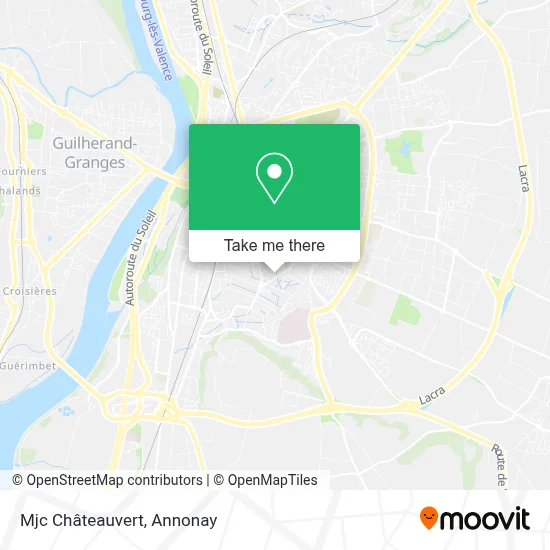 Mjc Châteauvert map