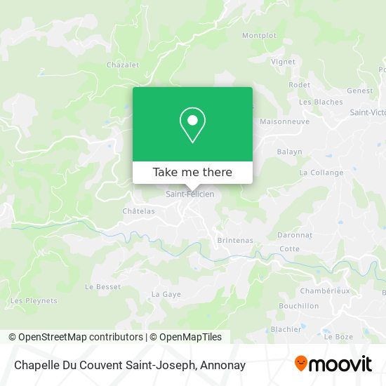 Chapelle Du Couvent Saint-Joseph map