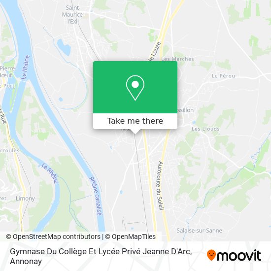Gymnase Du Collège Et Lycée Privé Jeanne D'Arc map