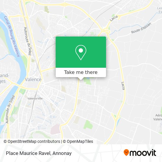 Mapa Place Maurice Ravel