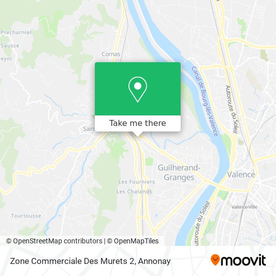 Mapa Zone Commerciale Des Murets 2