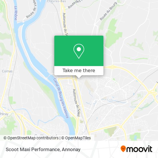 Mapa Scoot Maxi Performance
