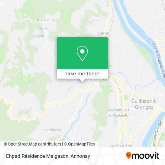 Ehpad Résidence Malgazon map