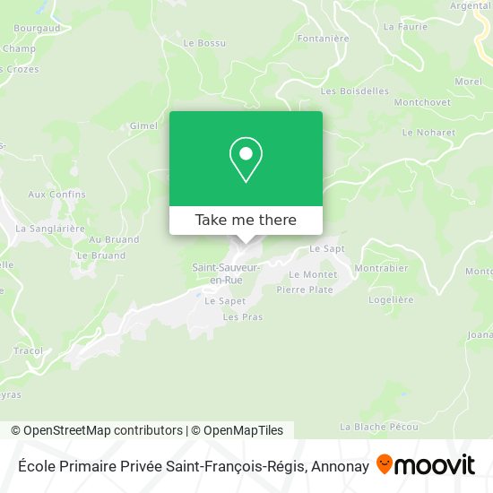 Mapa École Primaire Privée Saint-François-Régis