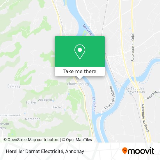 Mapa Herellier Darnat Electricité