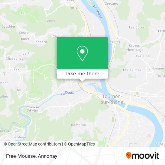 Free-Mousse map