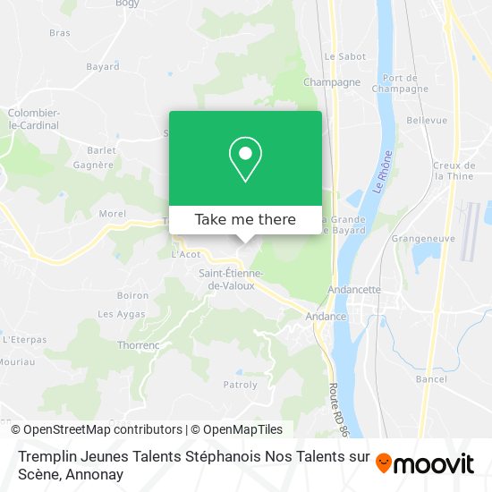 Mapa Tremplin Jeunes Talents Stéphanois Nos Talents sur Scène