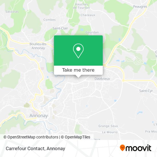 Carrefour Contact map