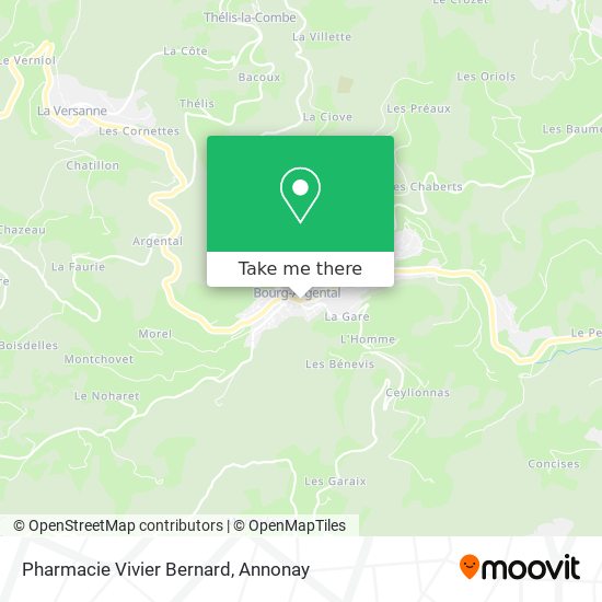 Pharmacie Vivier Bernard map