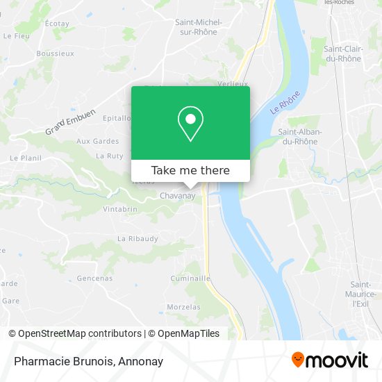 Mapa Pharmacie Brunois