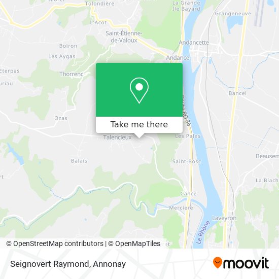 Mapa Seignovert Raymond