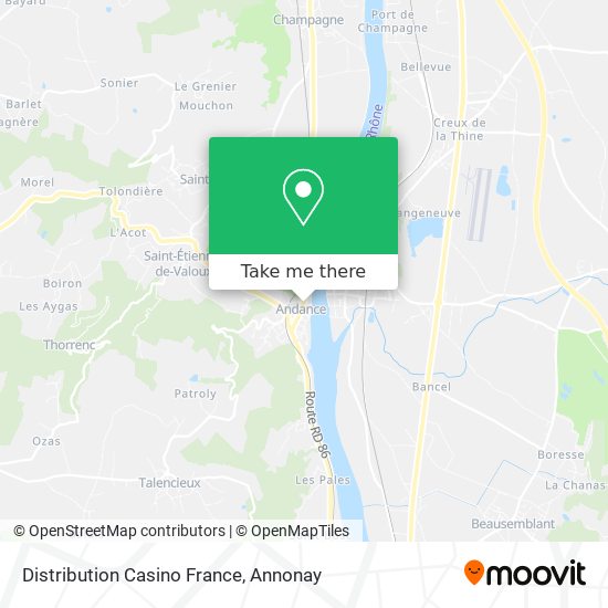 Distribution Casino France map