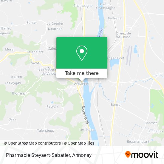 Pharmacie Steyaert-Sabatier map