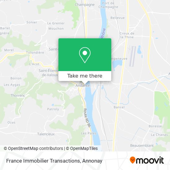 France Immobilier Transactions map