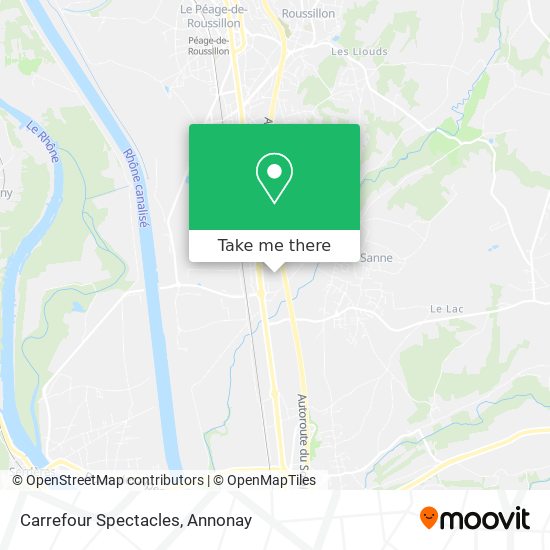 Carrefour Spectacles map
