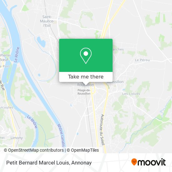 Petit Bernard Marcel Louis map