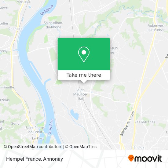 Mapa Hempel France