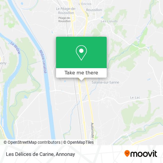 Les Délices de Carine map