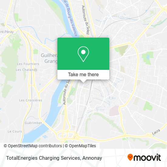 Mapa TotalEnergies Charging Services