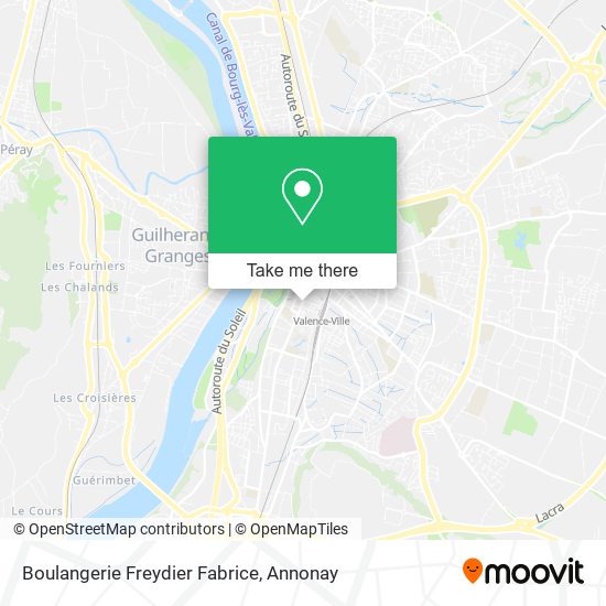 Mapa Boulangerie Freydier Fabrice