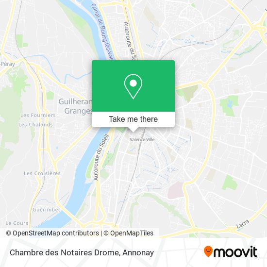 Chambre des Notaires Drome map