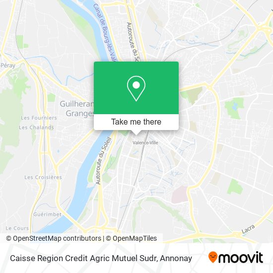 Caisse Region Credit Agric Mutuel Sudr map