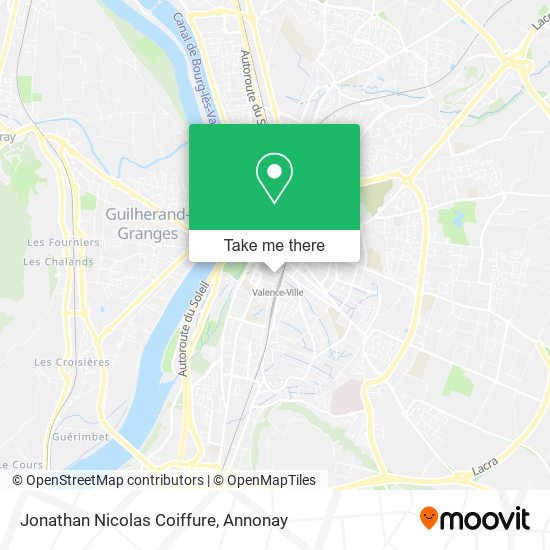 Jonathan Nicolas Coiffure map