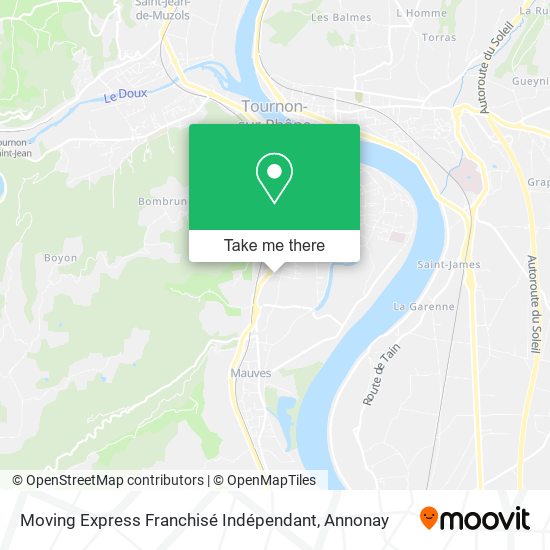 Mapa Moving Express Franchisé Indépendant