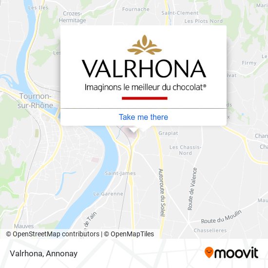 Valrhona map