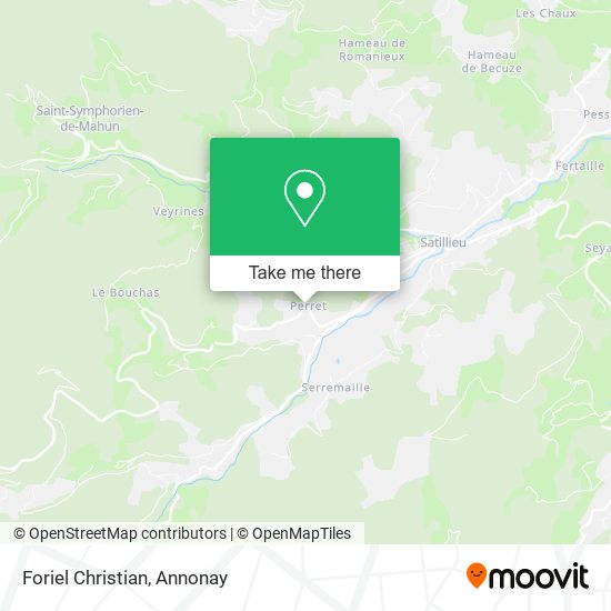 Foriel Christian map
