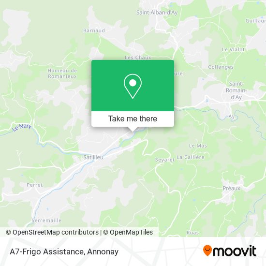 A7-Frigo Assistance map