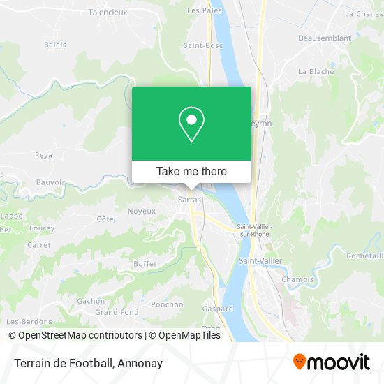 Terrain de Football map