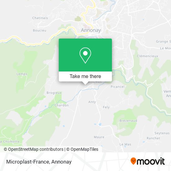 Microplast-France map