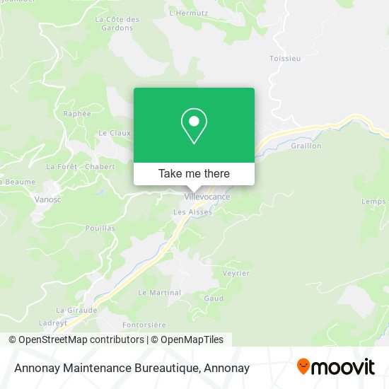 Annonay Maintenance Bureautique map