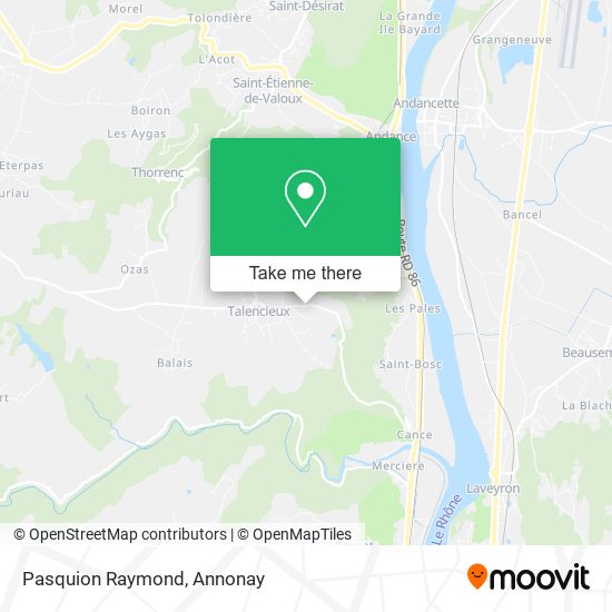 Pasquion Raymond map