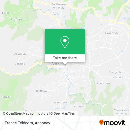 France Télécom map