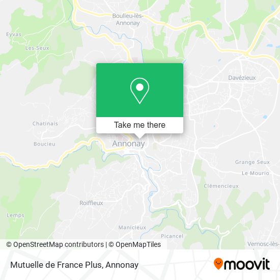 Mutuelle de France Plus map