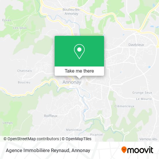 Mapa Agence Immobilière Reynaud