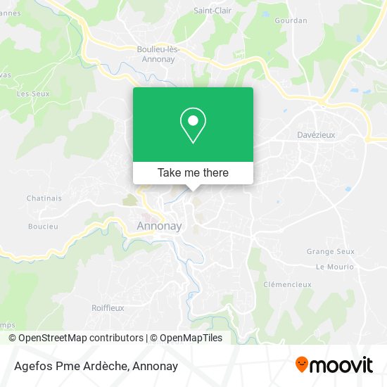 Mapa Agefos Pme Ardèche