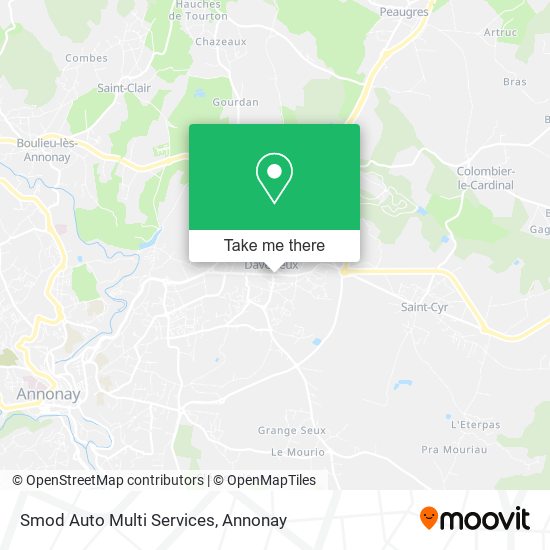 Mapa Smod Auto Multi Services