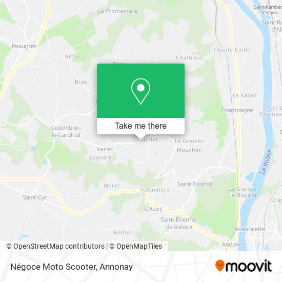 Mapa Négoce Moto Scooter