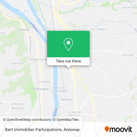 Bert Immobilier Participations map