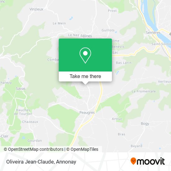Mapa Oliveira Jean-Claude