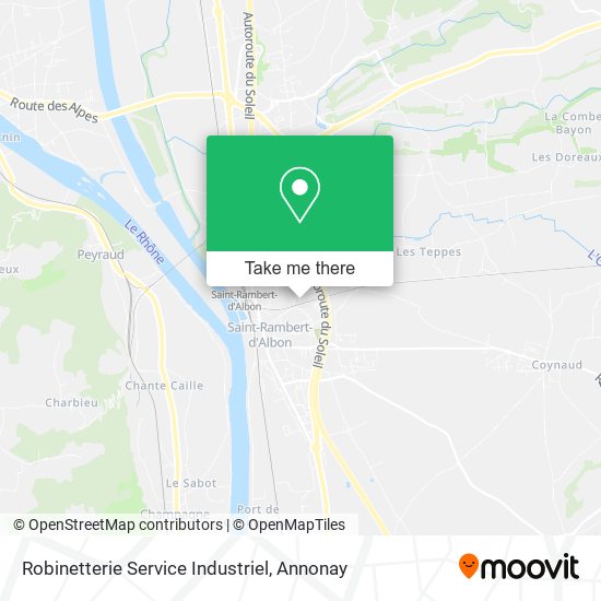 Robinetterie Service Industriel map