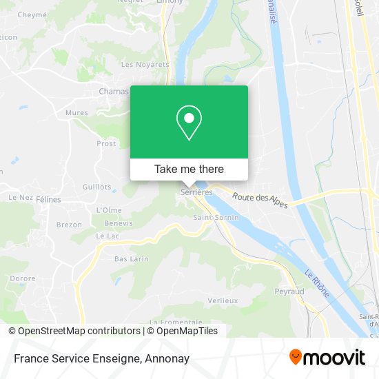 France Service Enseigne map