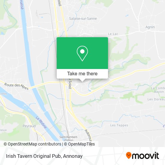 Irish Tavern Original Pub map
